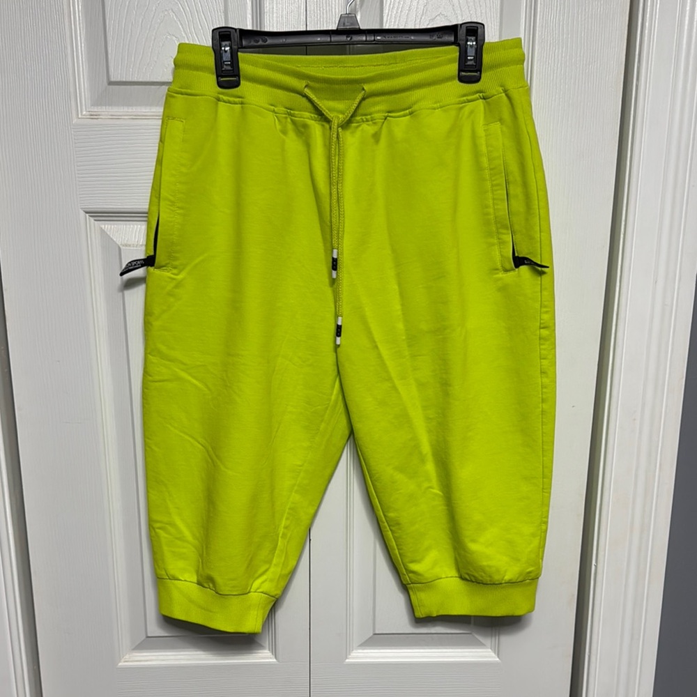 Vibrant Lime Green Jogger Pants
